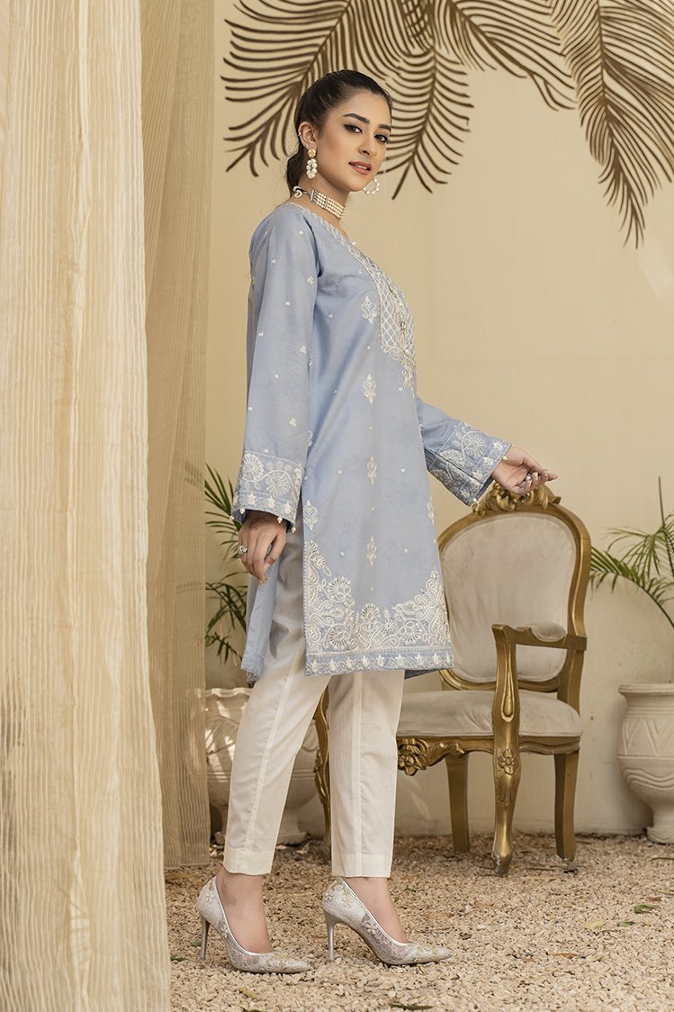Ellena - 1-PC Stitched Jacquard Kurti