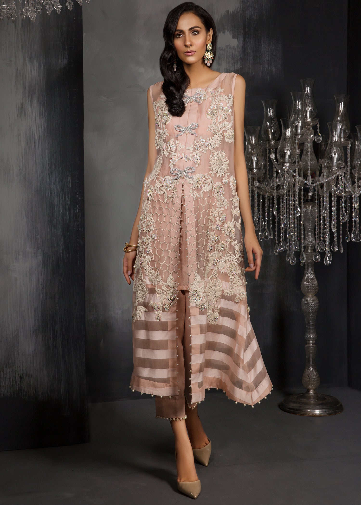 Saira Shakira Nude Pink Western.pk