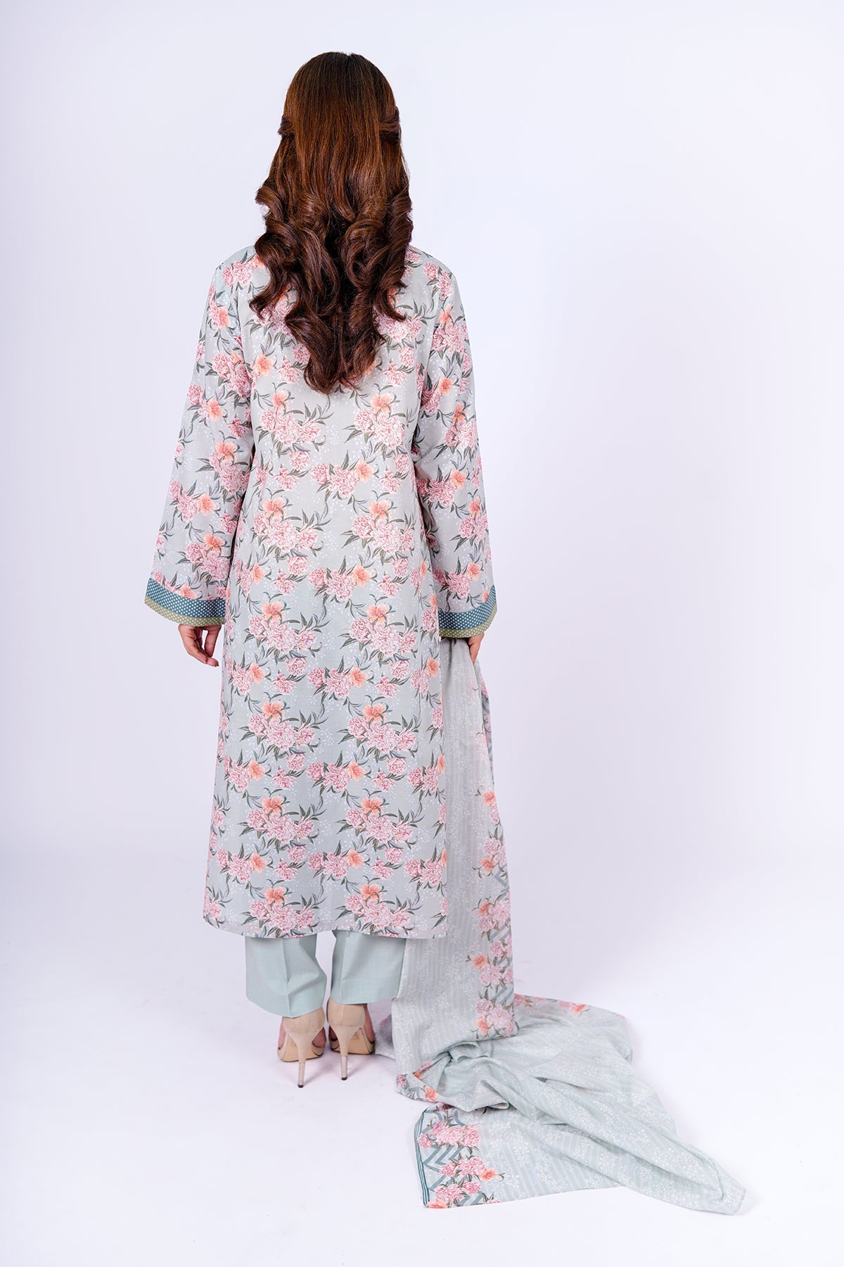 Kayseria - 3 Piece Cotton Lawn Suit