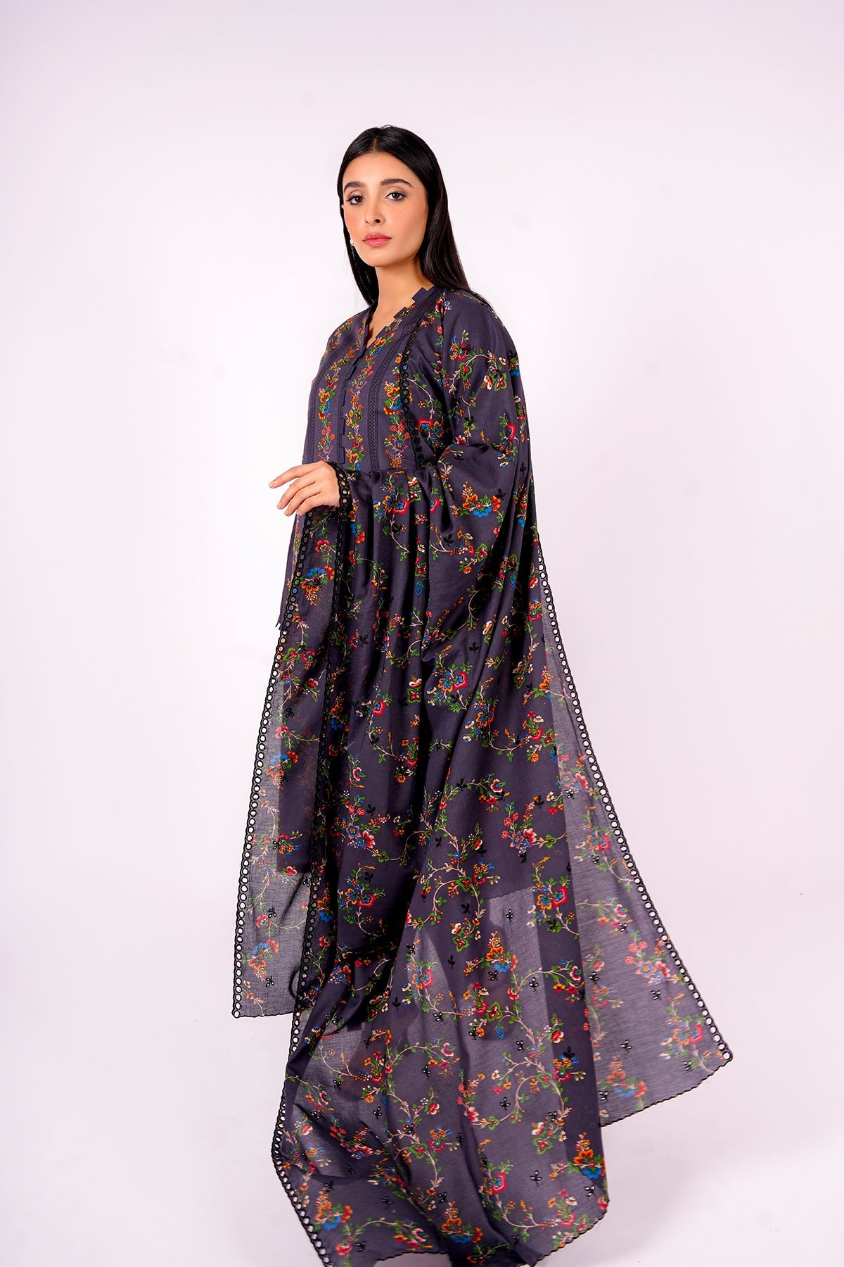 Kayseria - 3 Piece Cotton Lawn Suit