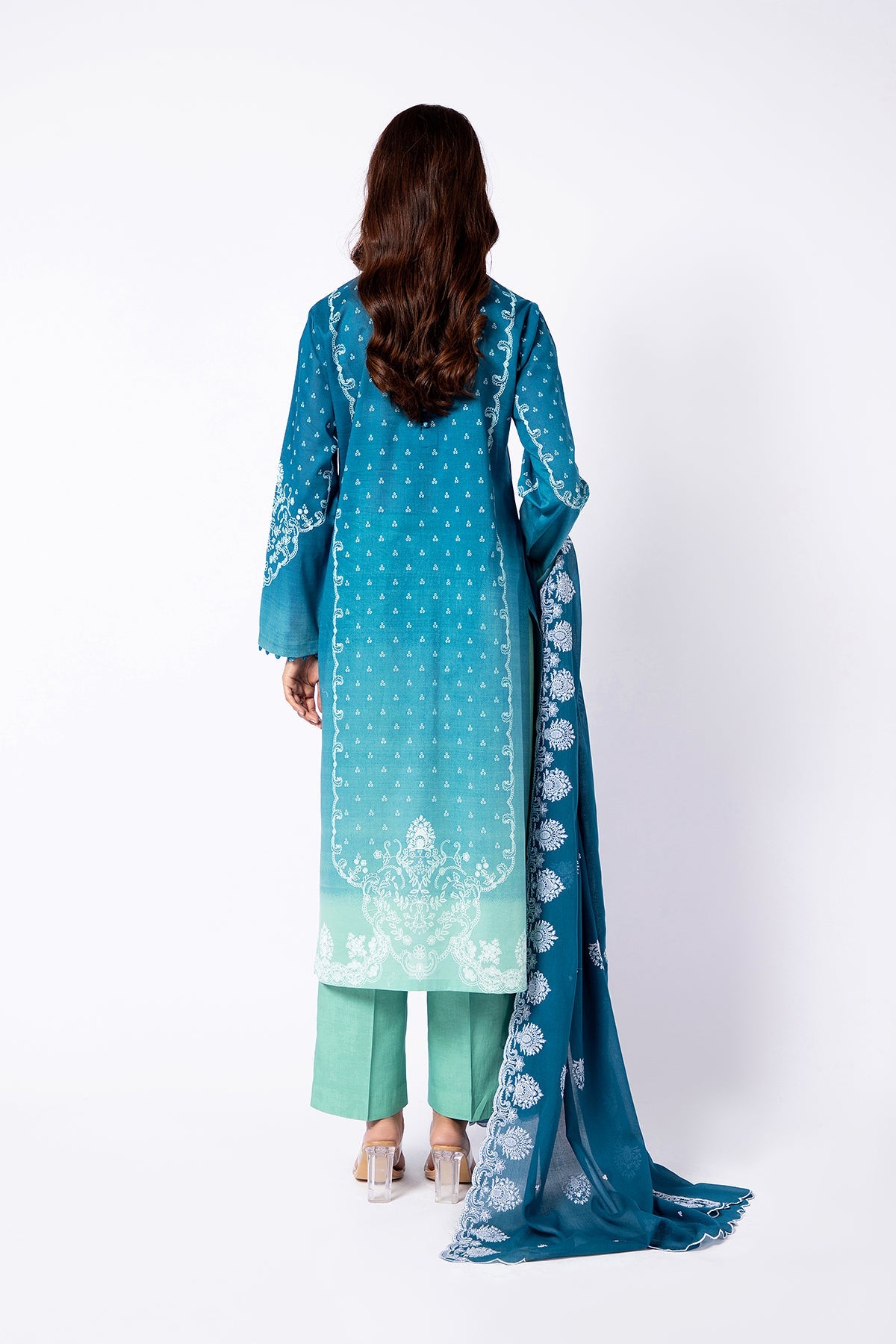 Kayseria - 3 Piece Cotton Lawn Suit