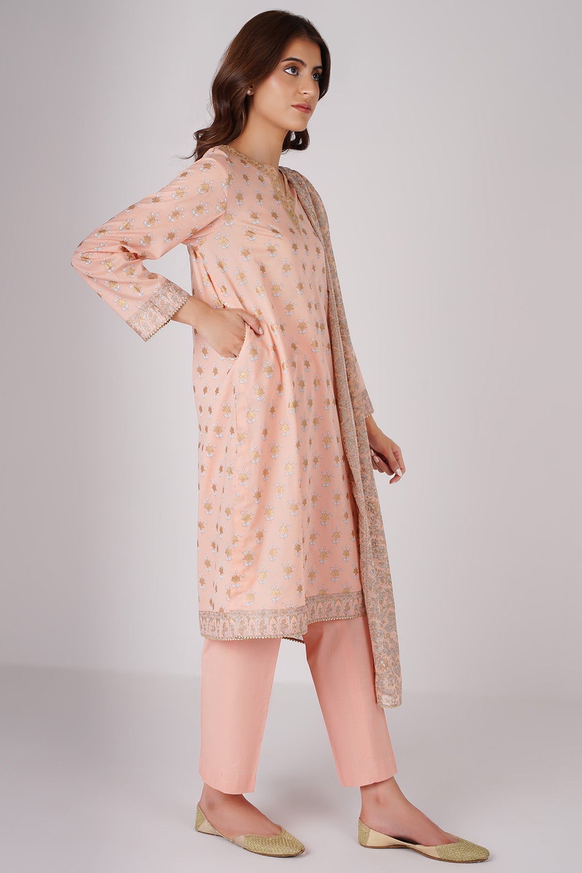 Kayseria - 3 Piece Cotton Lawn Suit
