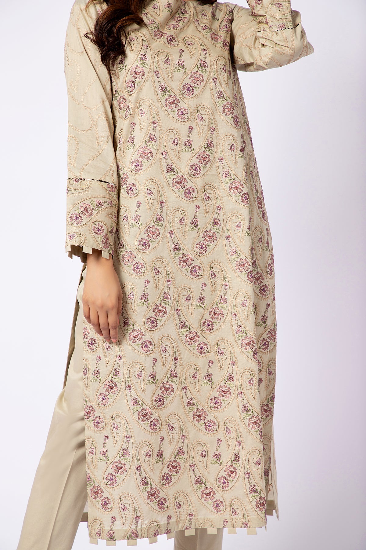 Kayseria - 2 Piece Cotton Lawn Shirt & Shalwar