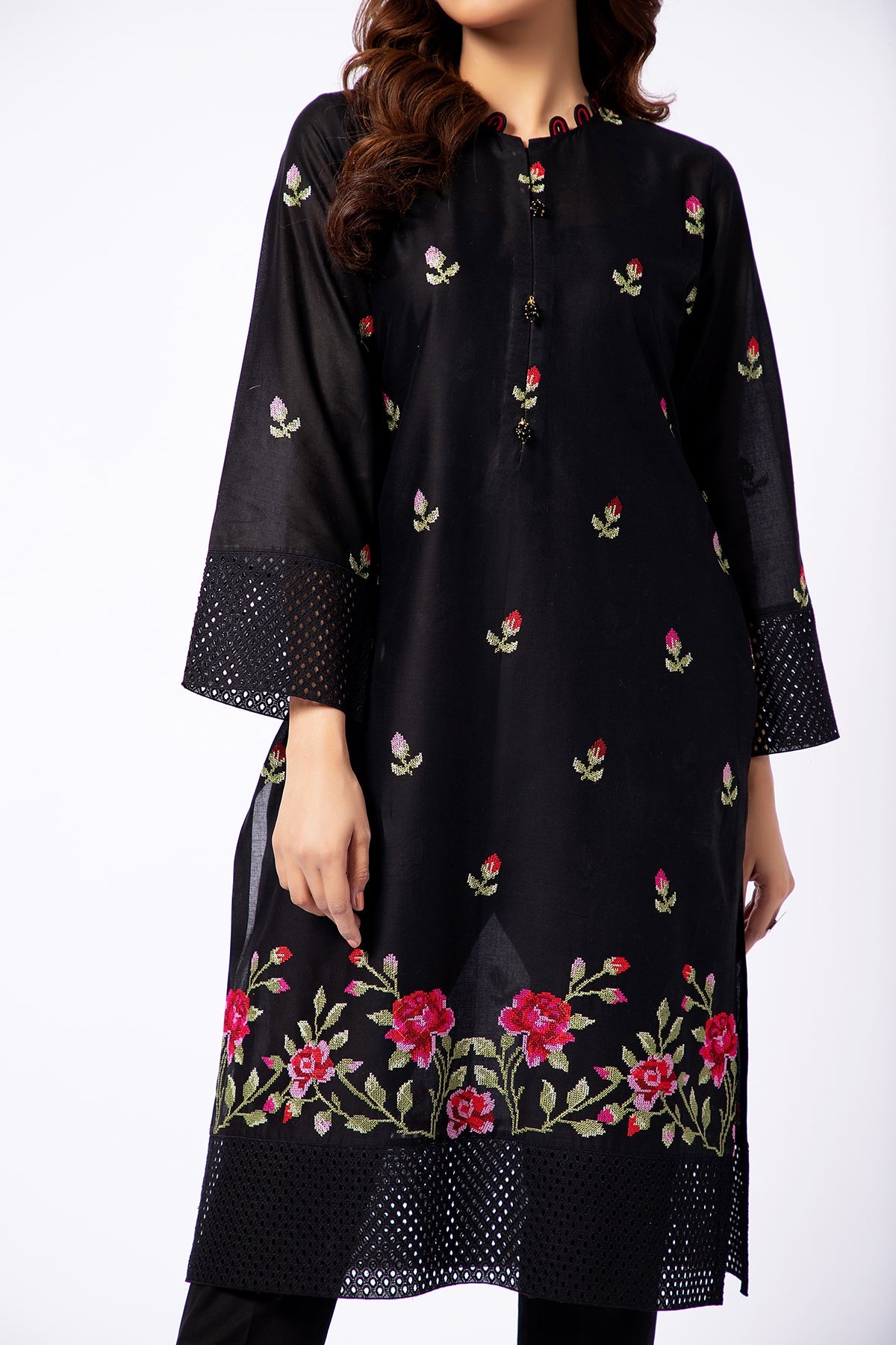 Kayseria - 2 Piece Cotton Lawn Shirt & Shalwar