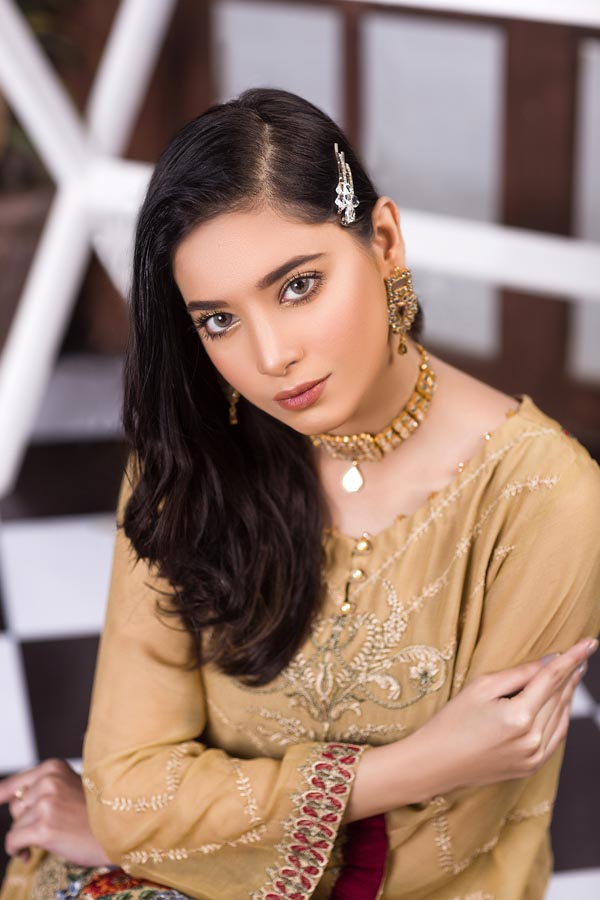 Adan's Libas - Buttercup - Luxury Embroidered Chiffon