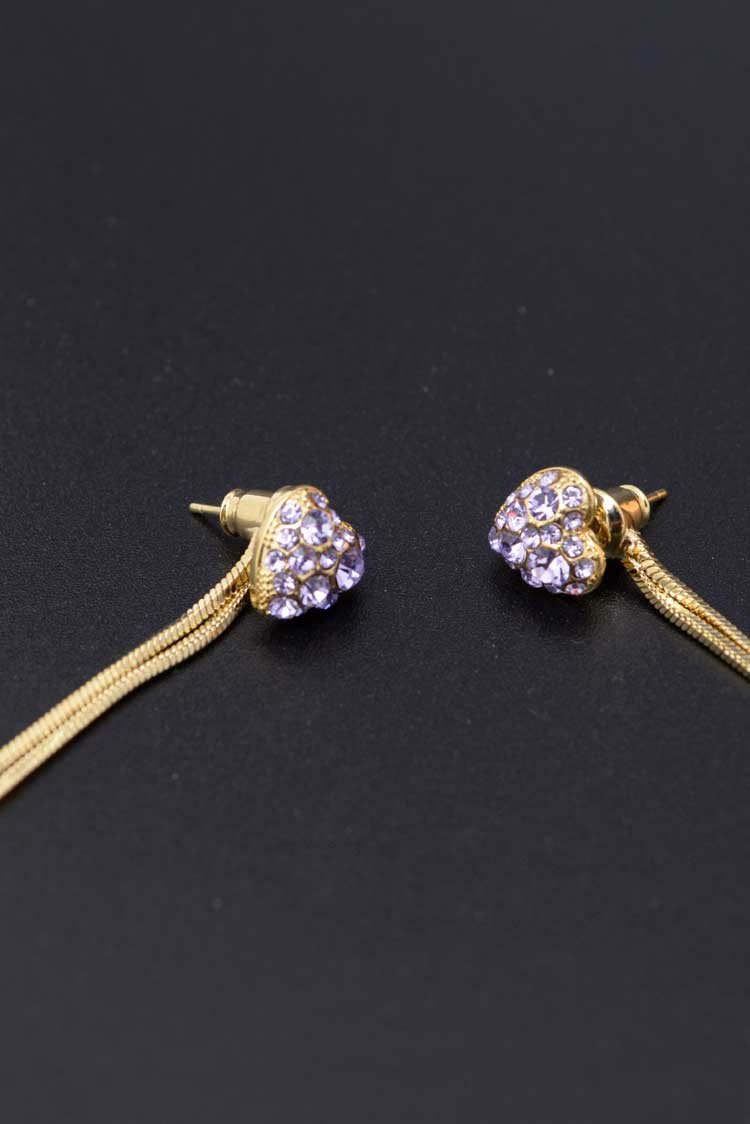 Ellena - Round Shape Chain Drop Earring