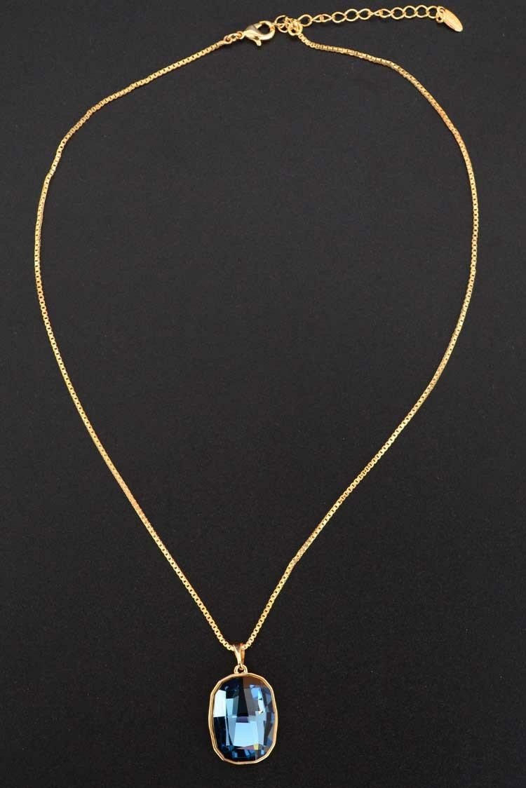 Ellena - Stone Pendant Necklace