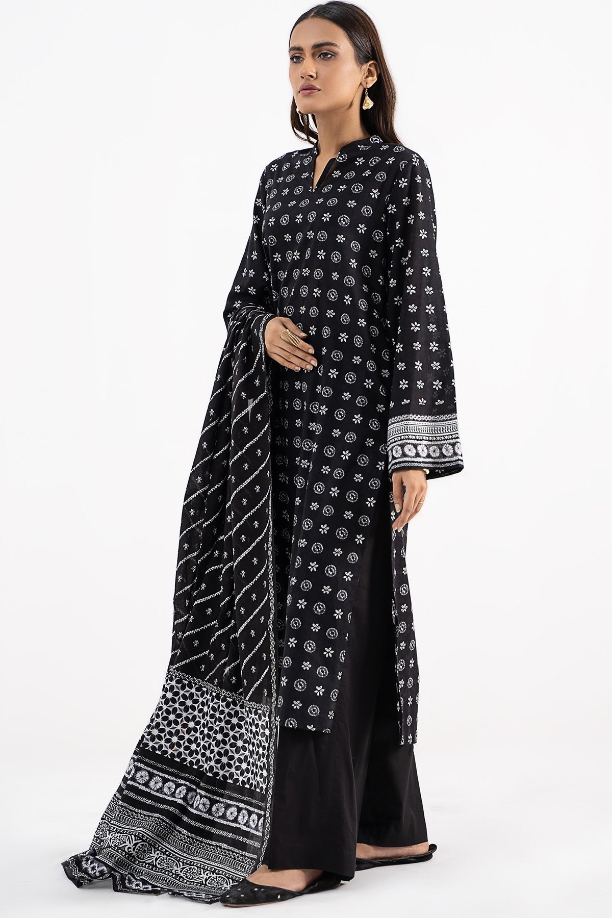 Kayseria - 3 Piece Cotton Lawn Suit