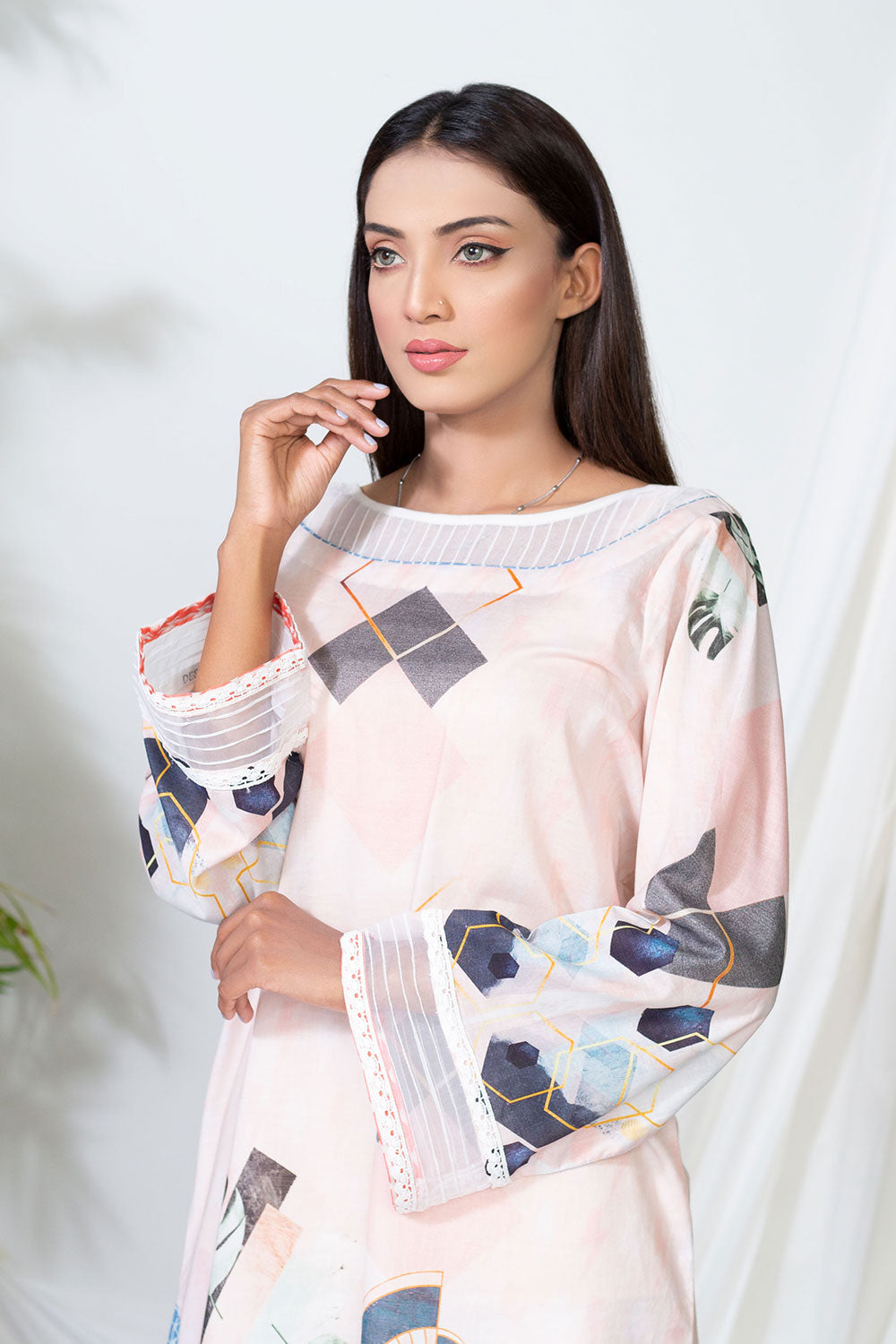 Lyla - Printed Lawn Kurta (LP21014B)