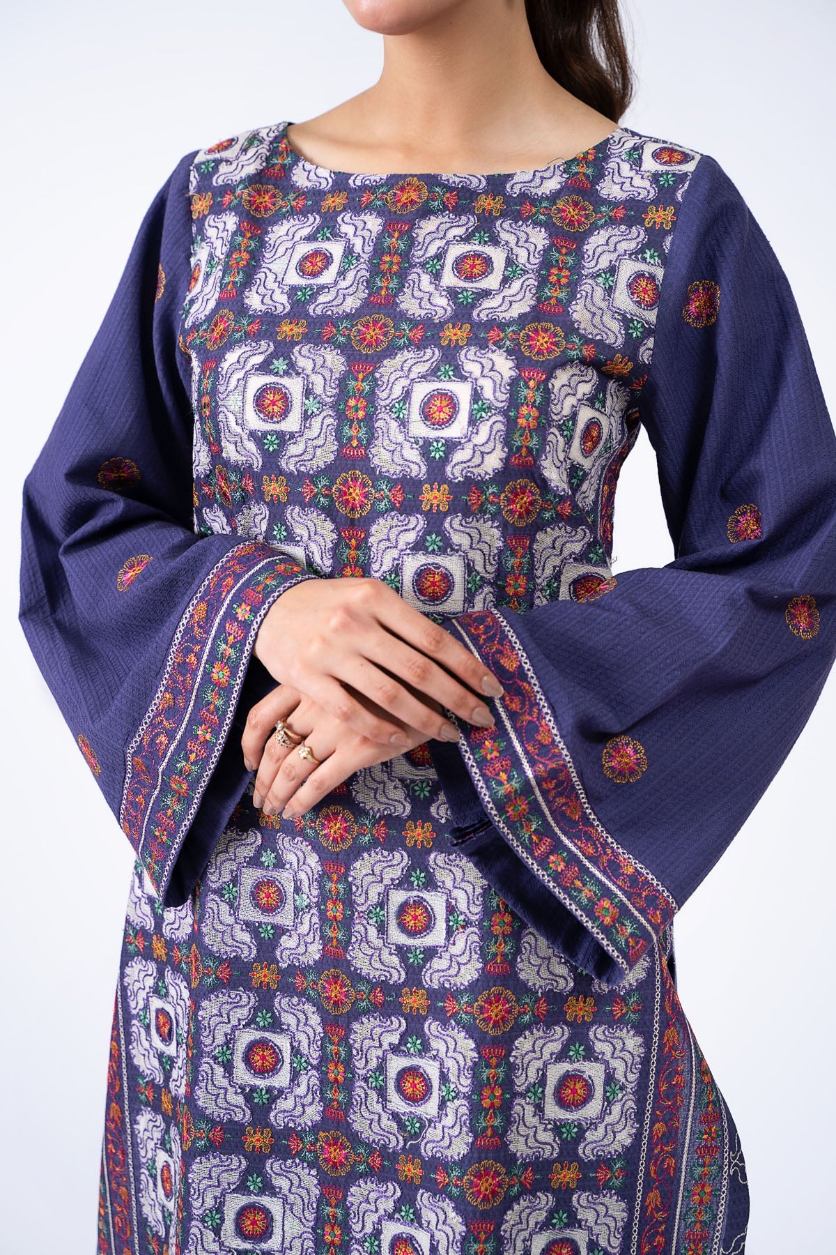 Kayseria - 2 Piece Cotton Dobby Shirt & Shalwar