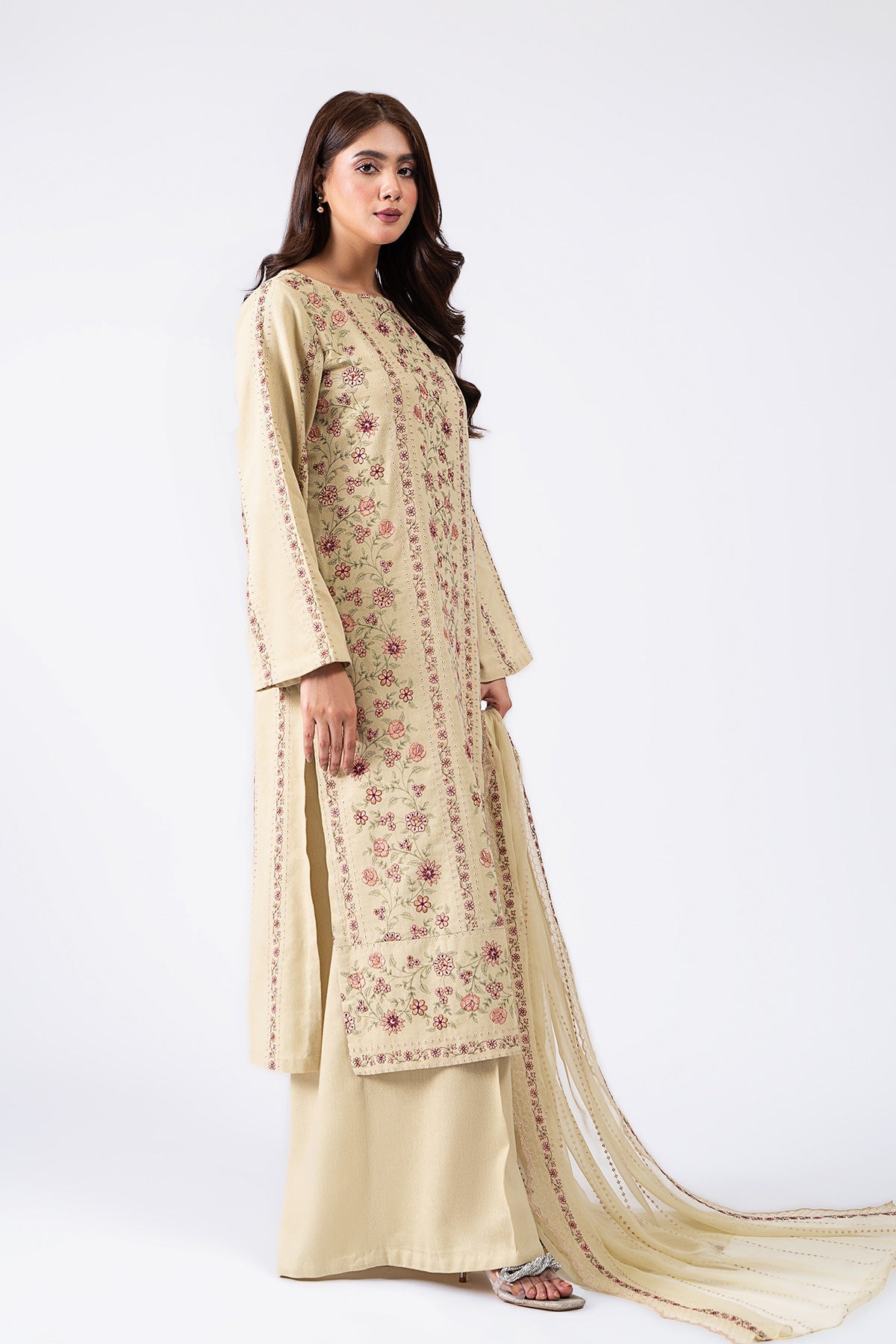 Kayseria - 3 Piece Cotton Karandi Suit