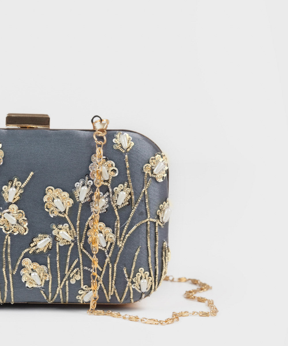 Sapphire - Embellished Clutch