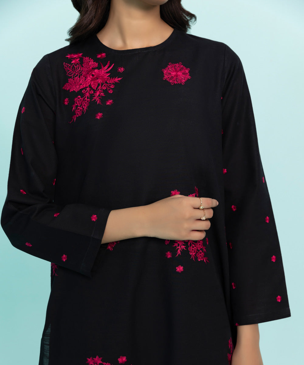Sapphire - Embroidered Khaddar Shirt