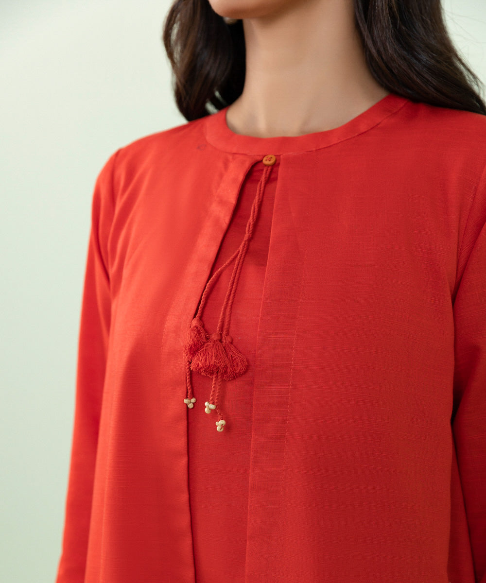 Sapphire - Recycled Cotton Flared Shirt