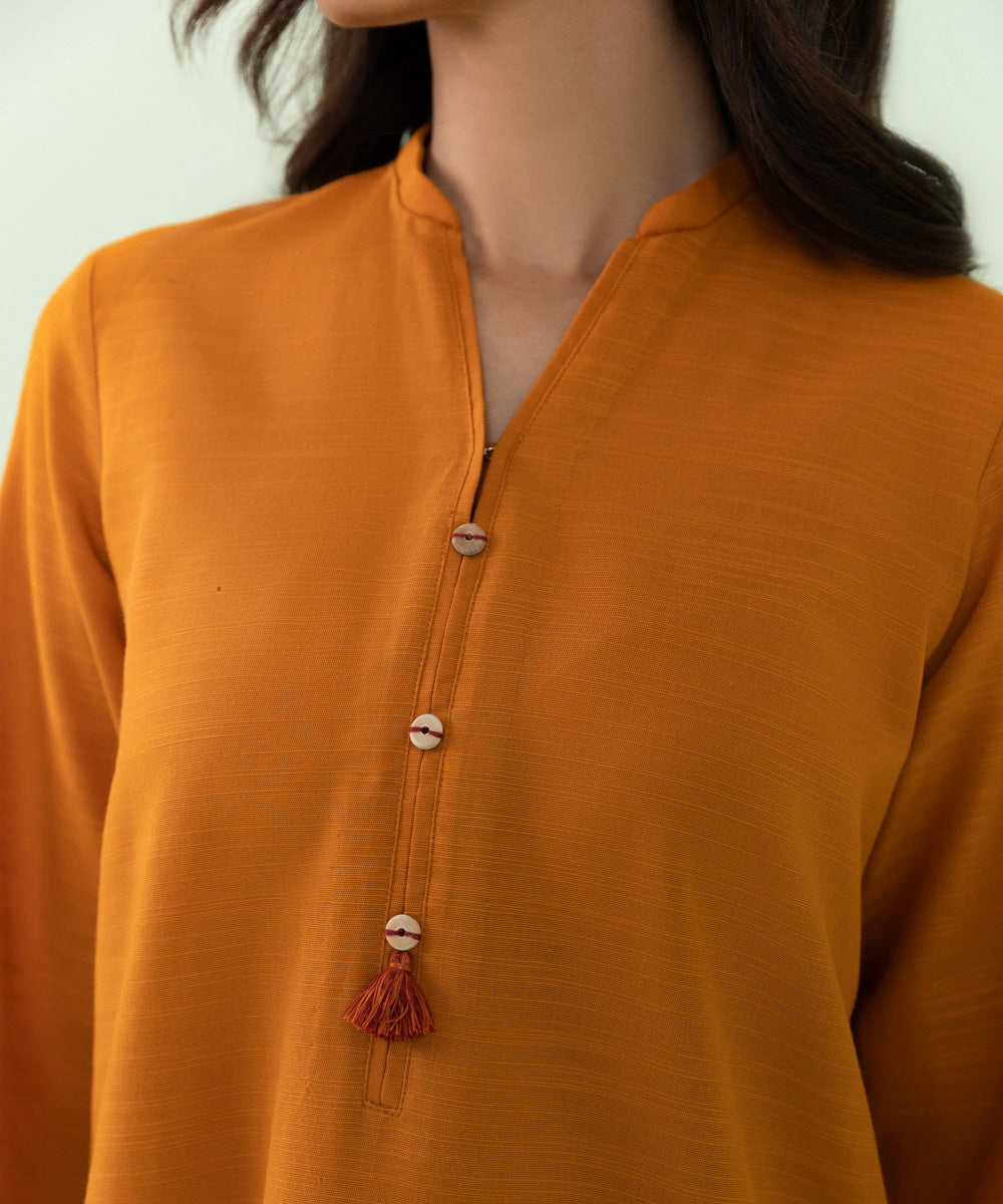 Sapphire - Solid Khaddar Shirt