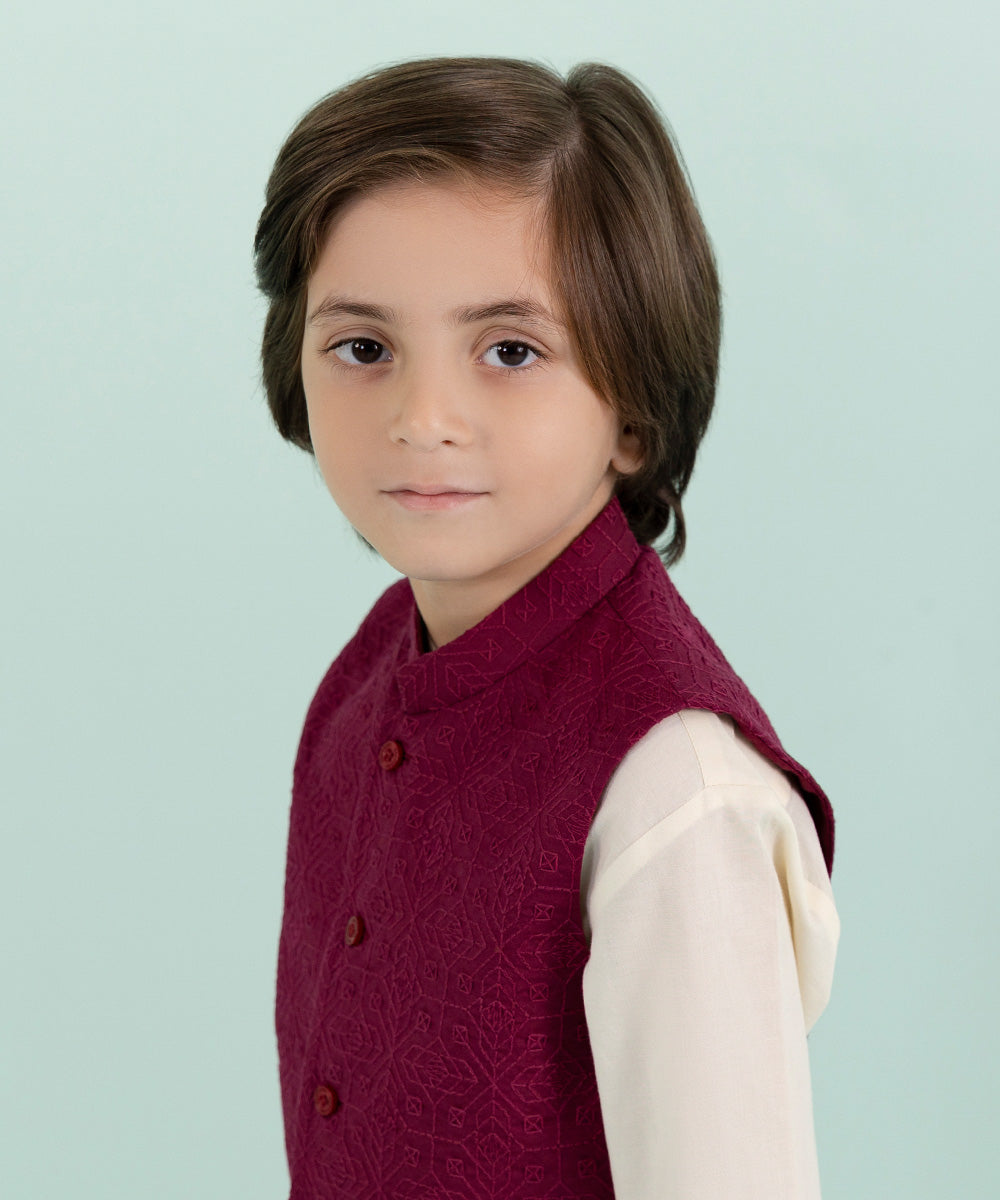 Sapphire - Embroidered Cambric Suit