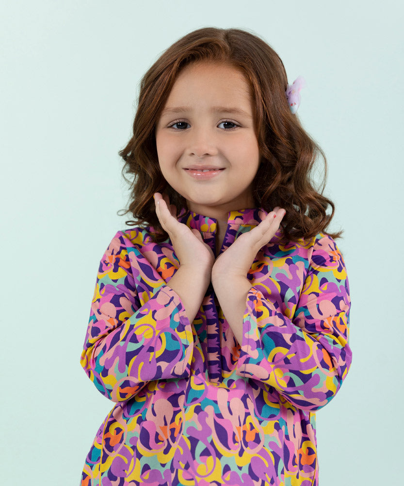 Sapphire - 2 Piece - Printed Cambric Suit