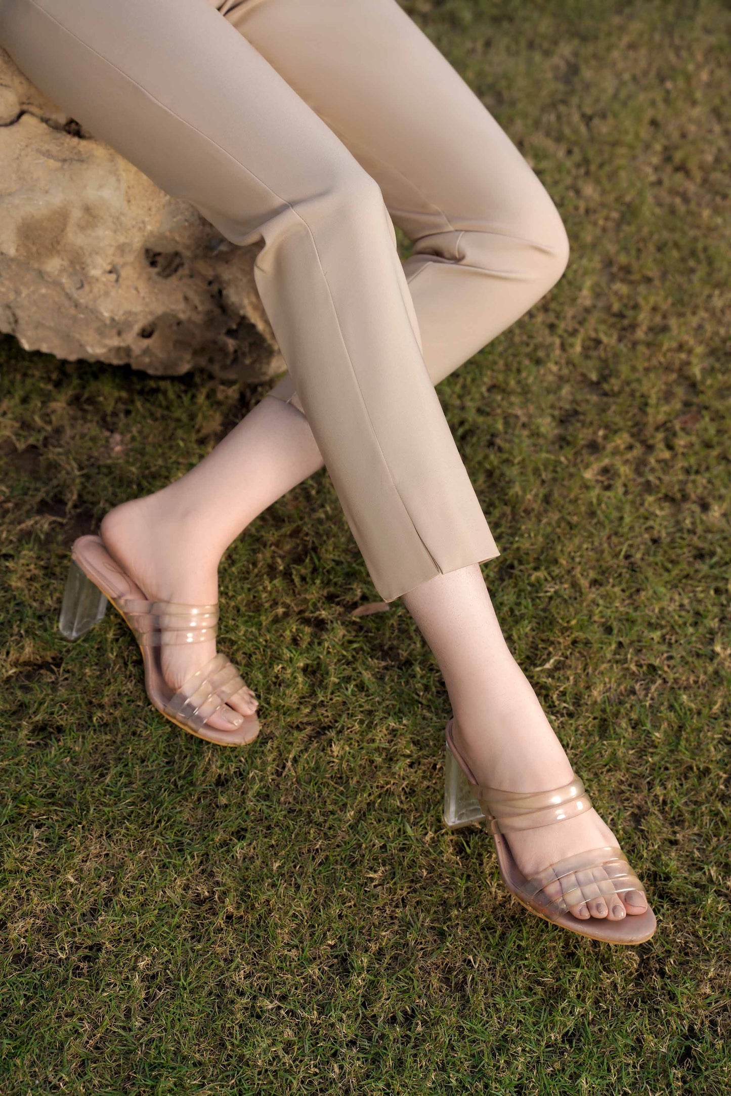 Nishat Linen - Beige Dyed Pants