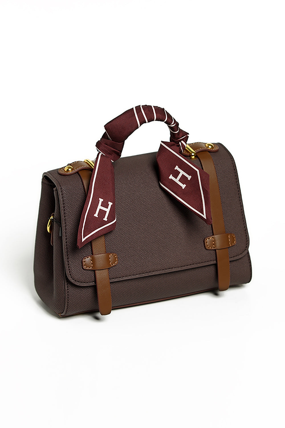 Nishat Linen - Coffee Shoulder Bag-428842117-S22