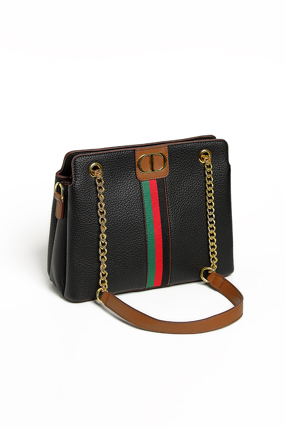 Nishat Linen - Black Shoulder Bag-428882103-S22