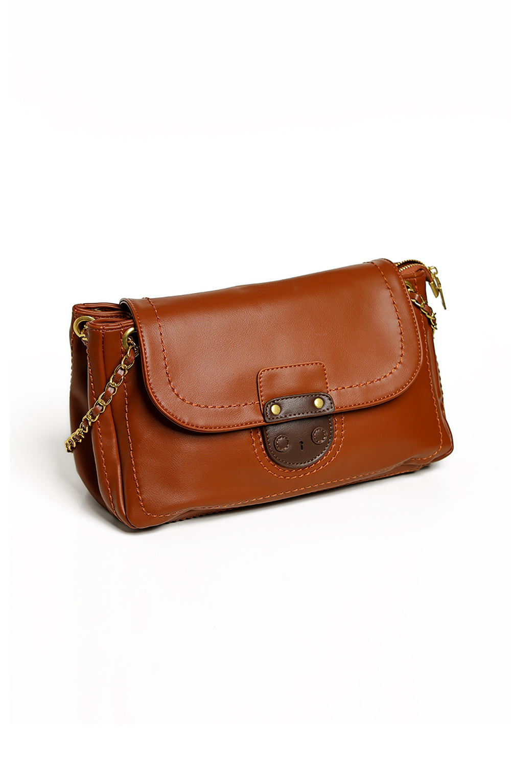 Nishat Linen - Brown Shoulder Bag-428982113-S22