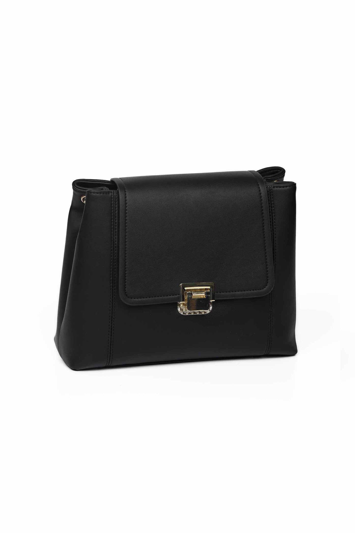 Nishat Linen - Black Shoulder Bag-429052103