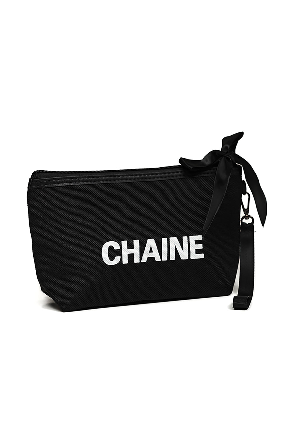 Nishat Linen - Black Vanity Bag-429402103-S22