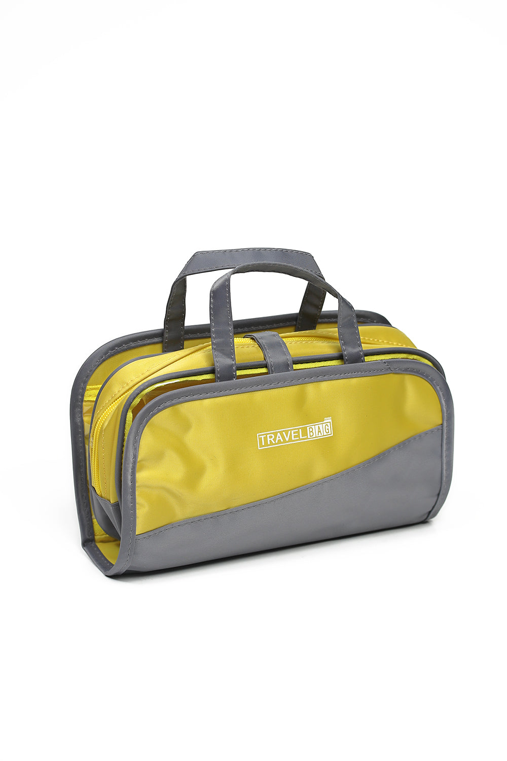 Nishat Linen - Yellow & Grey Vanity Bag-429512102-W22