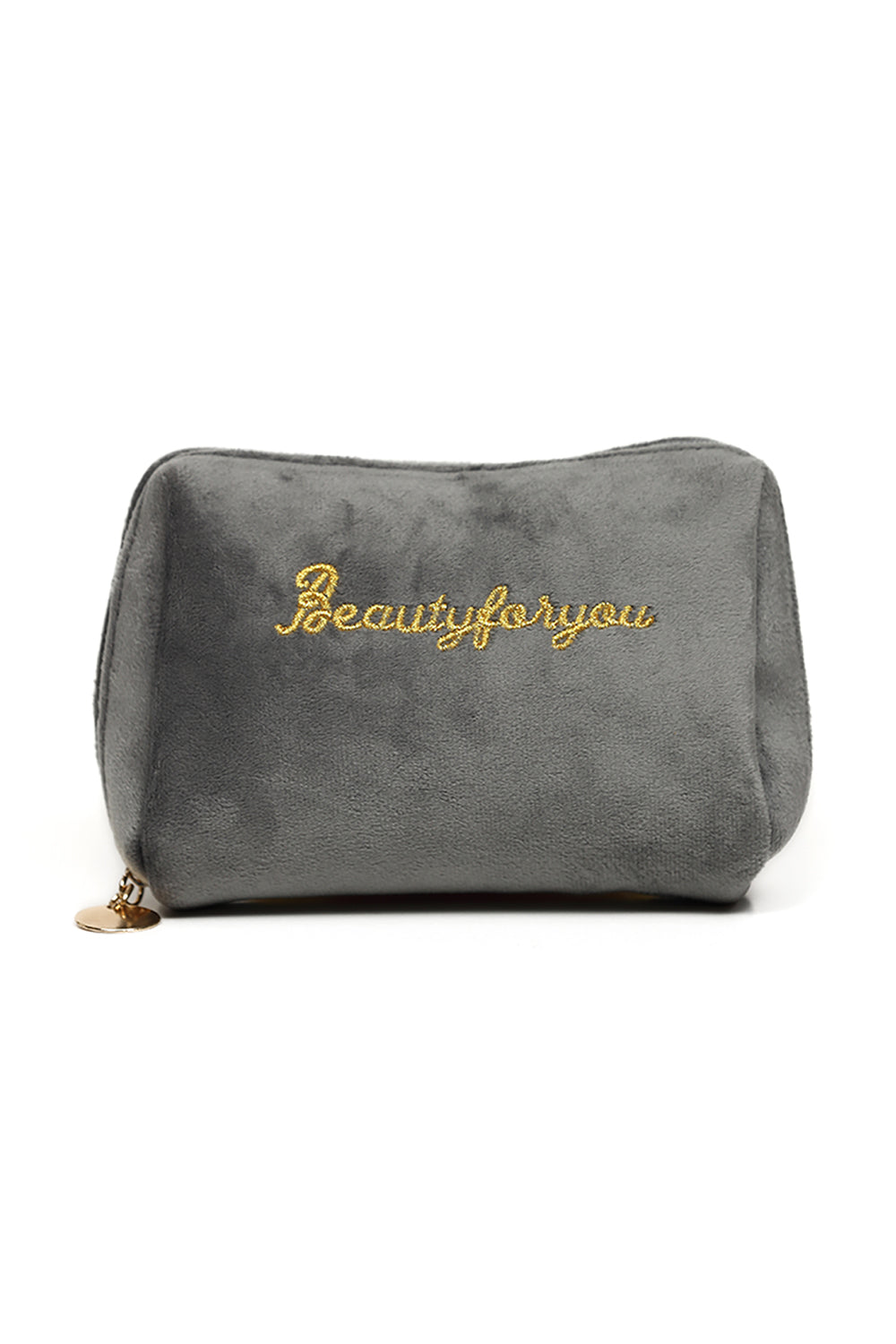 Nishat Linen - Grey Vanity Bag-429582111-S22