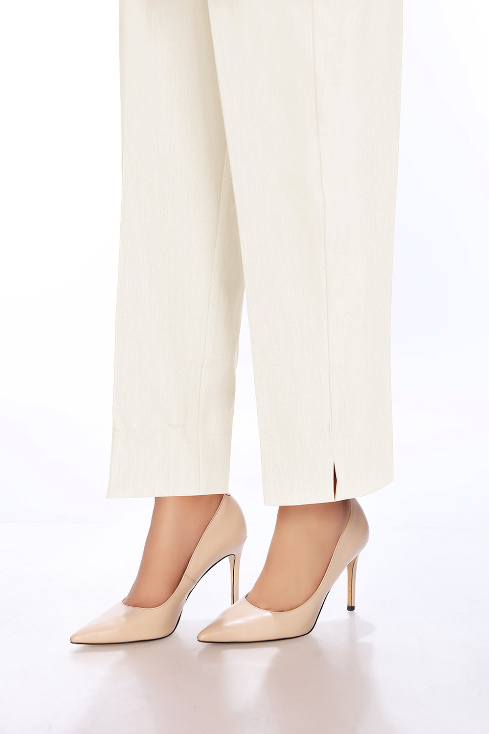 Nishat Linen - White Dyed Pants