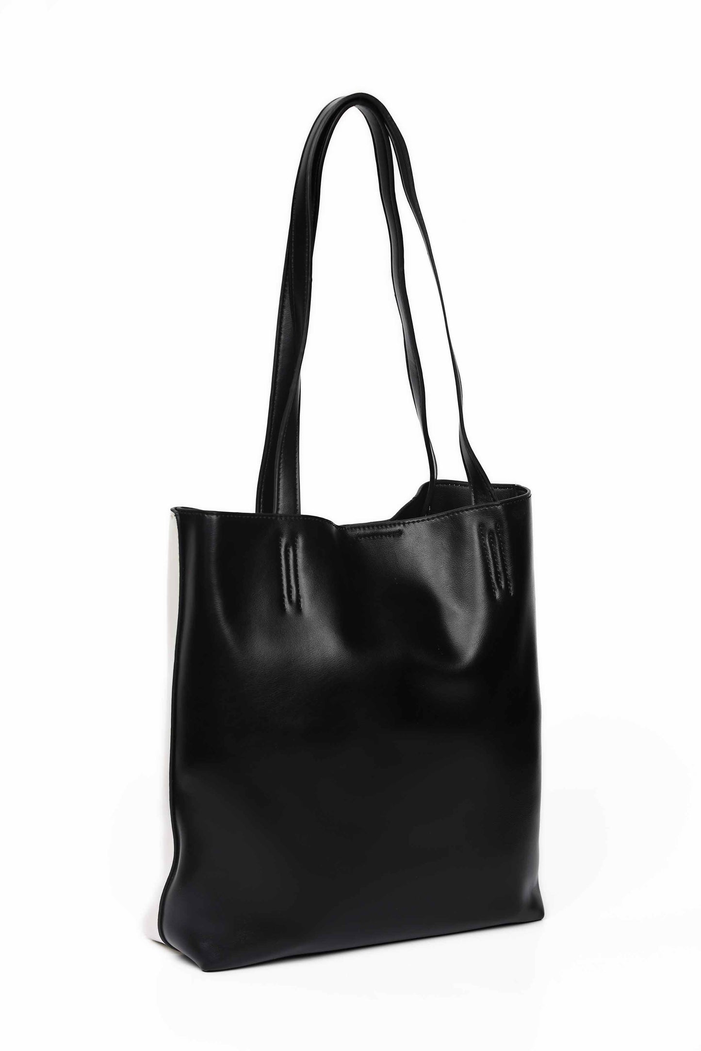 Nishat Linen - Black & Off White Hand Bag-430192103