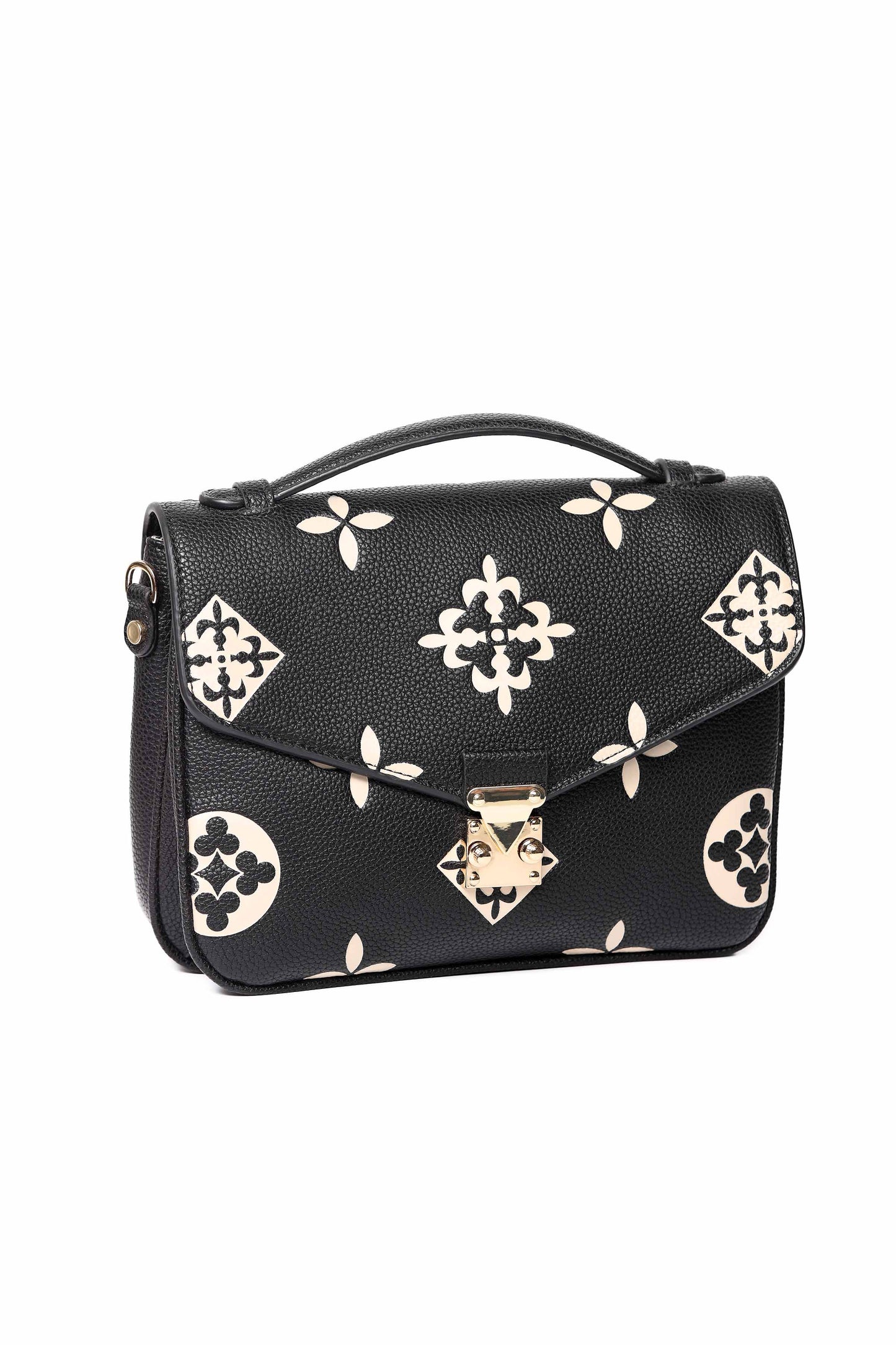 Nishat Linen - Black Shoulder Bag-430552103