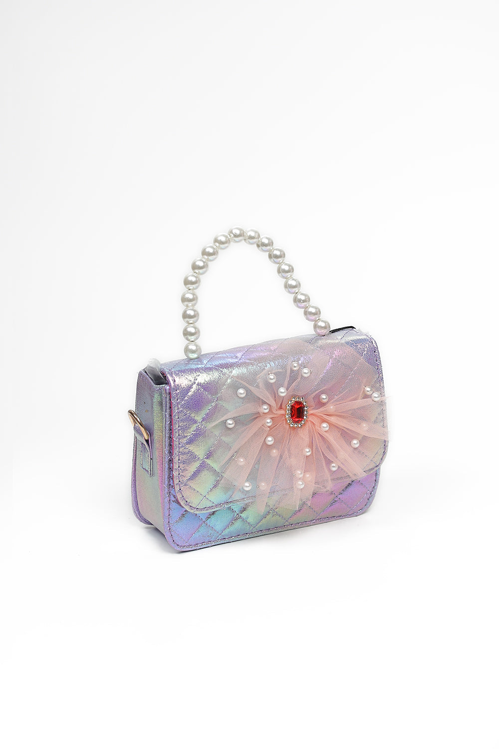 Nishat Linen - Purple Kids Bag-430672109-W22