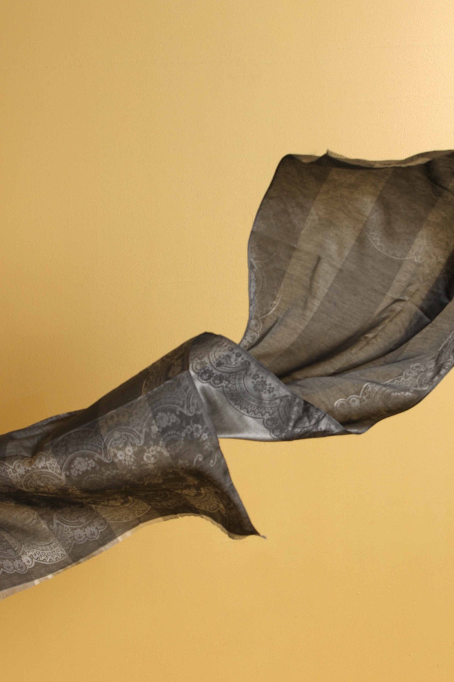 Nishat Linen - Black Women Scarf - 432182103