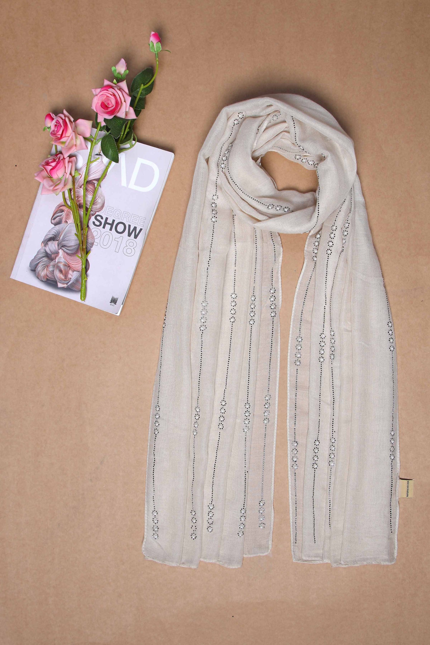 Nishat Linen - Beige Women Scarf - 432362118