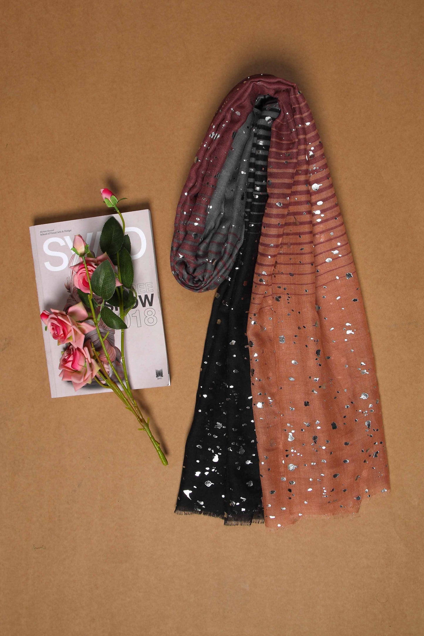 Nishat Linen - Pink Women Scarf - 432462105