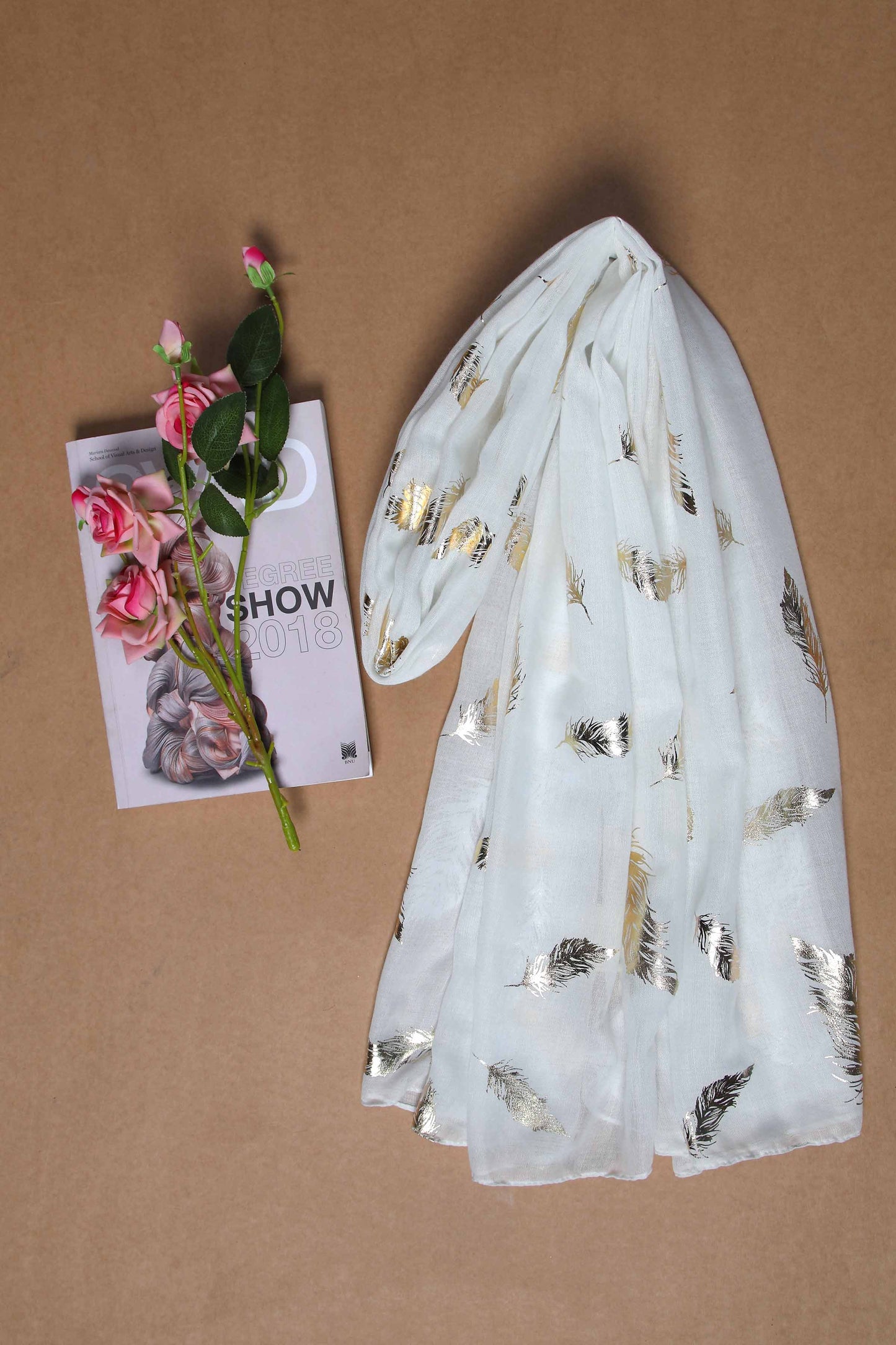Nishat Linen - Off White Women Scarf - 432582107
