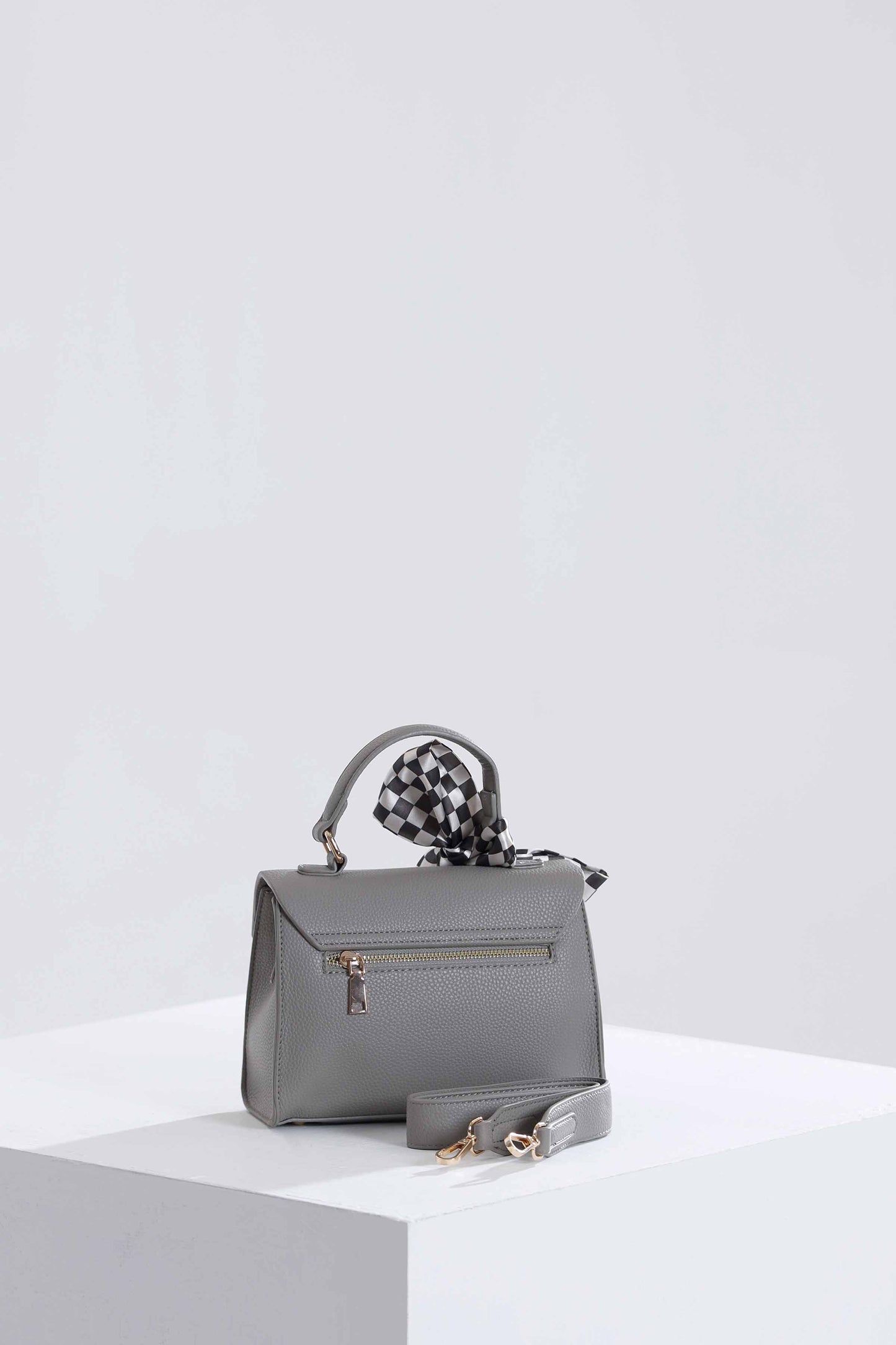 Nishat Linen - Grey Shoulder Bag-433502111