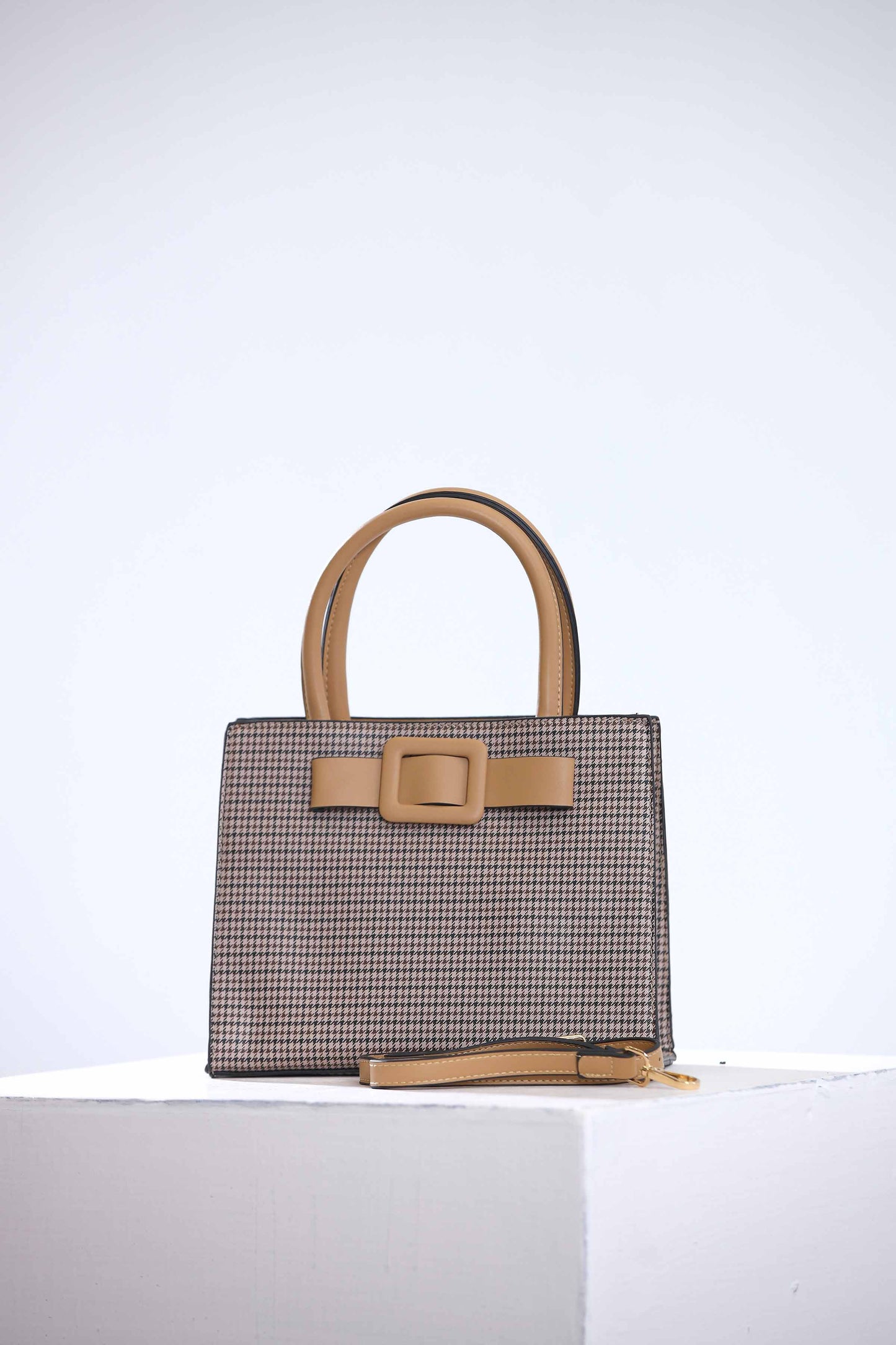 Nishat Linen - Beige/Grey Shoulder Bag-434102118