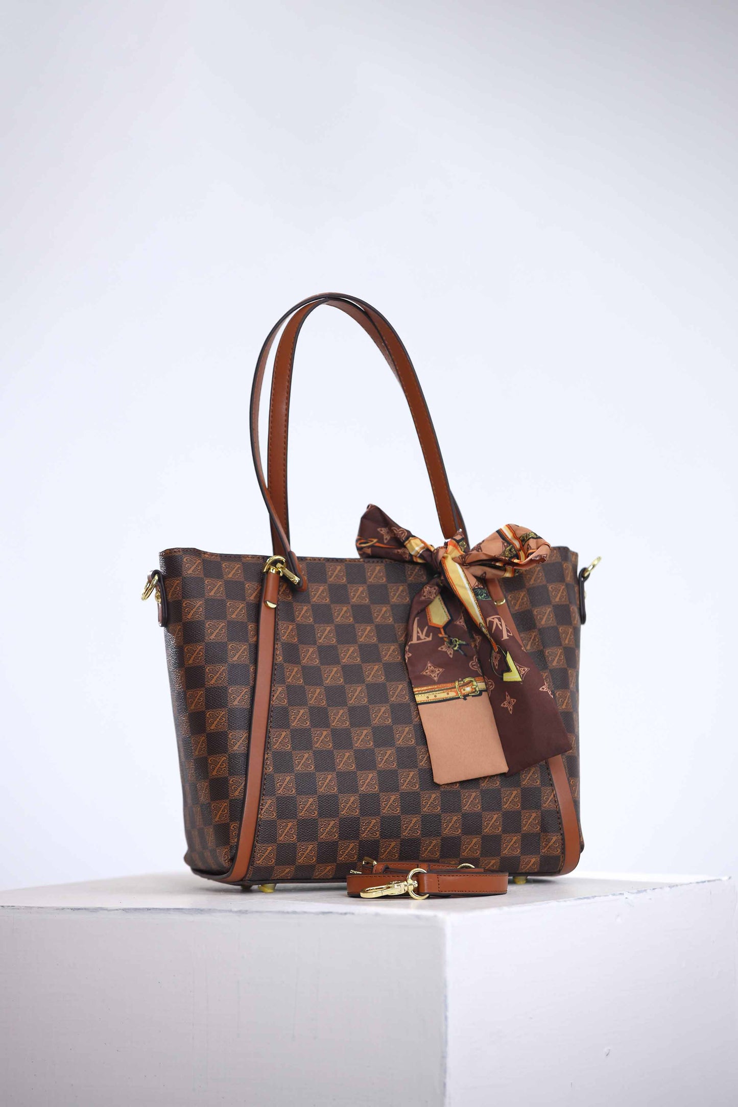 Nishat Linen - Brown Hand Bag-434342113