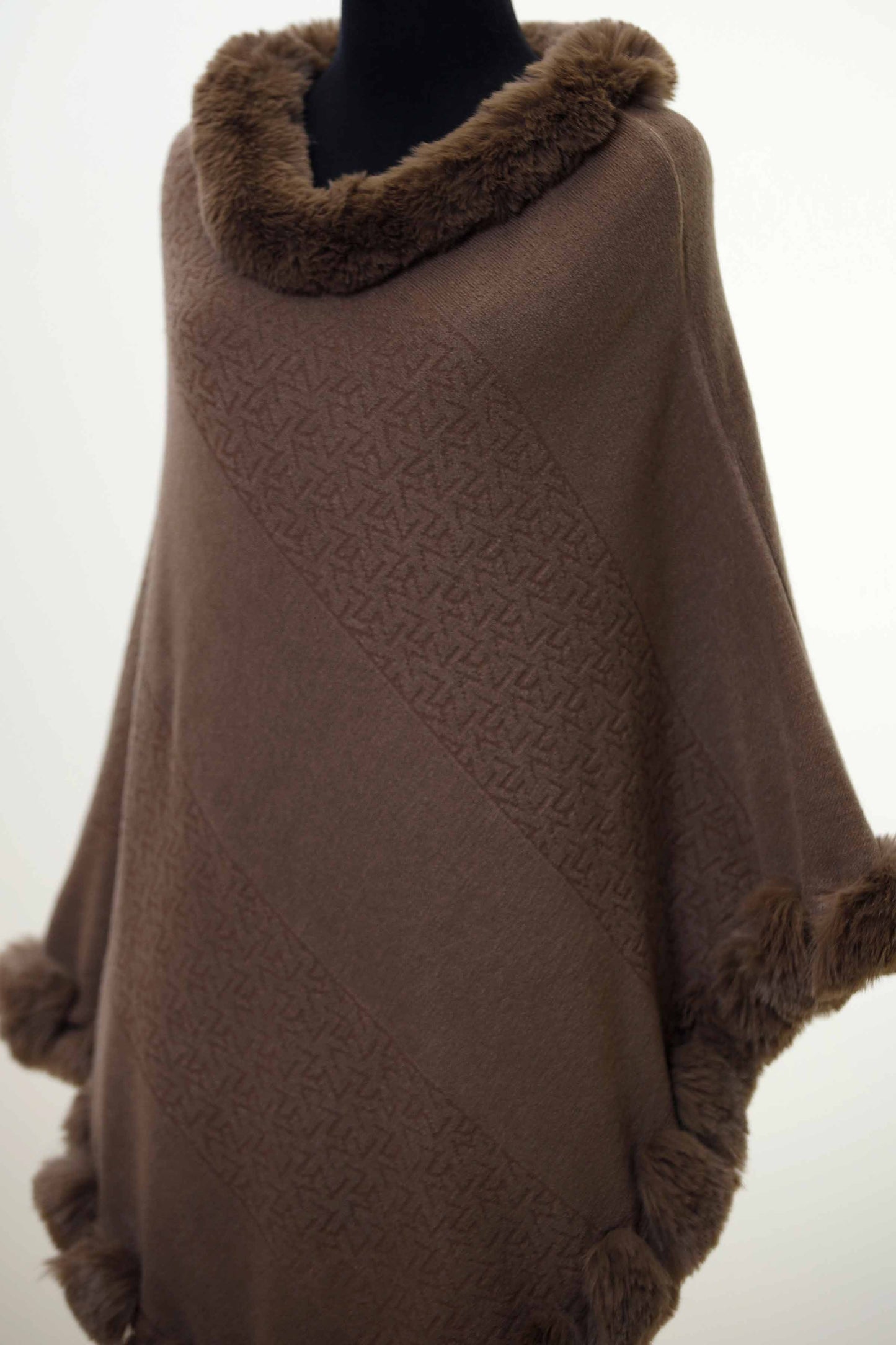 Nishat Linen - Camel Cape Shawl-434412129