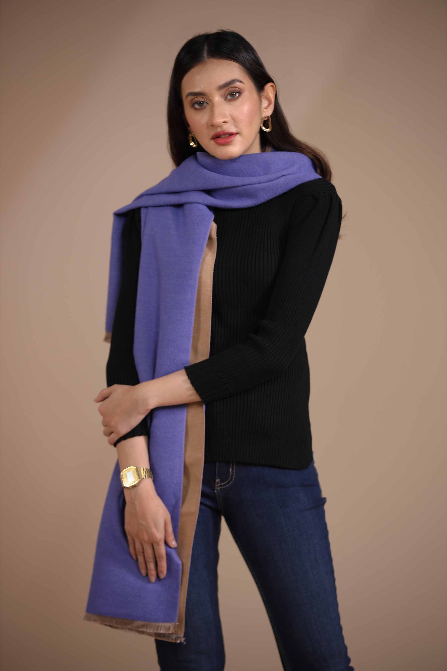 Nishat Linen - Blue Shawl-434782108