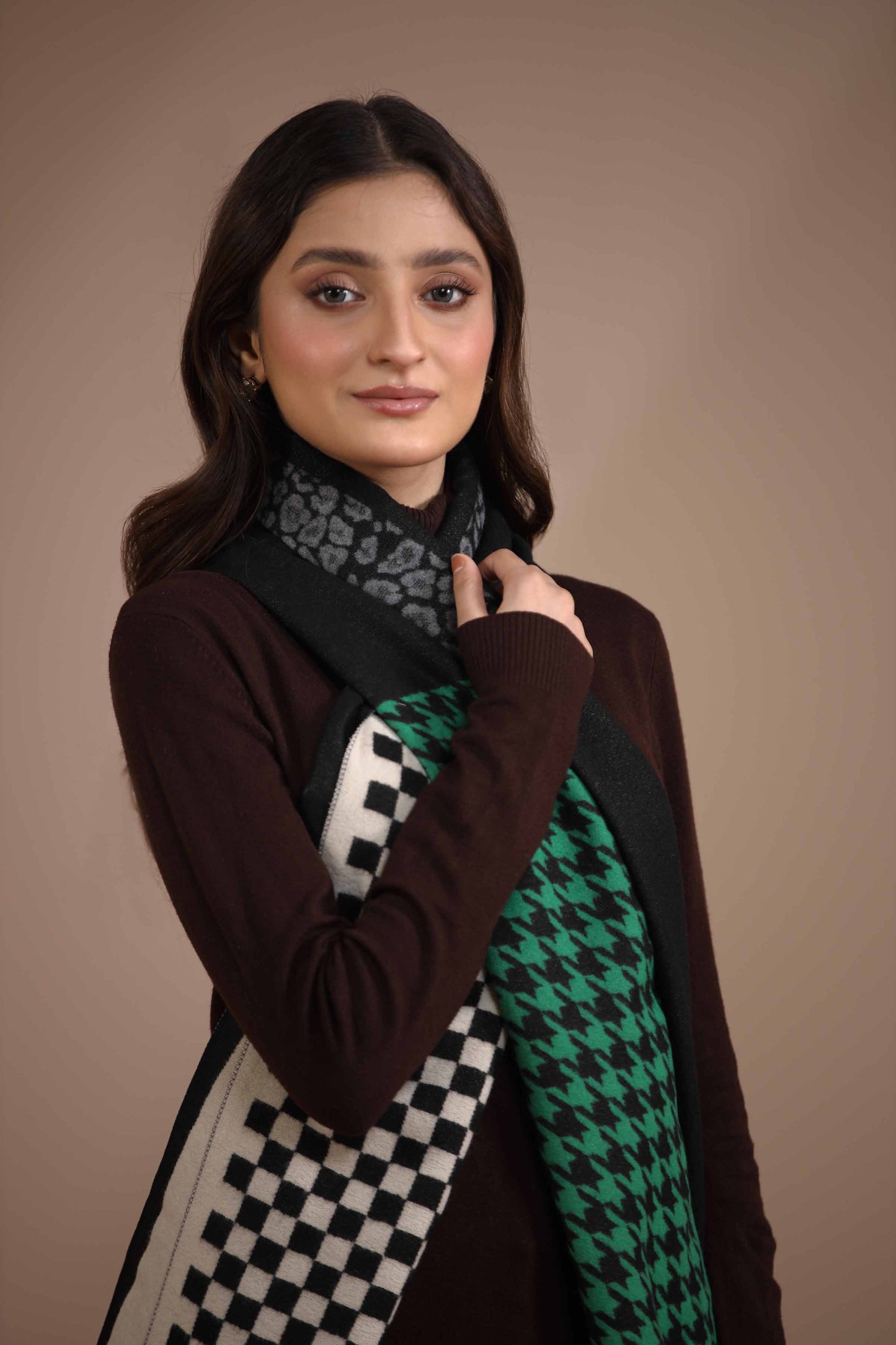 Nishat Linen - Green Shawl-434802104