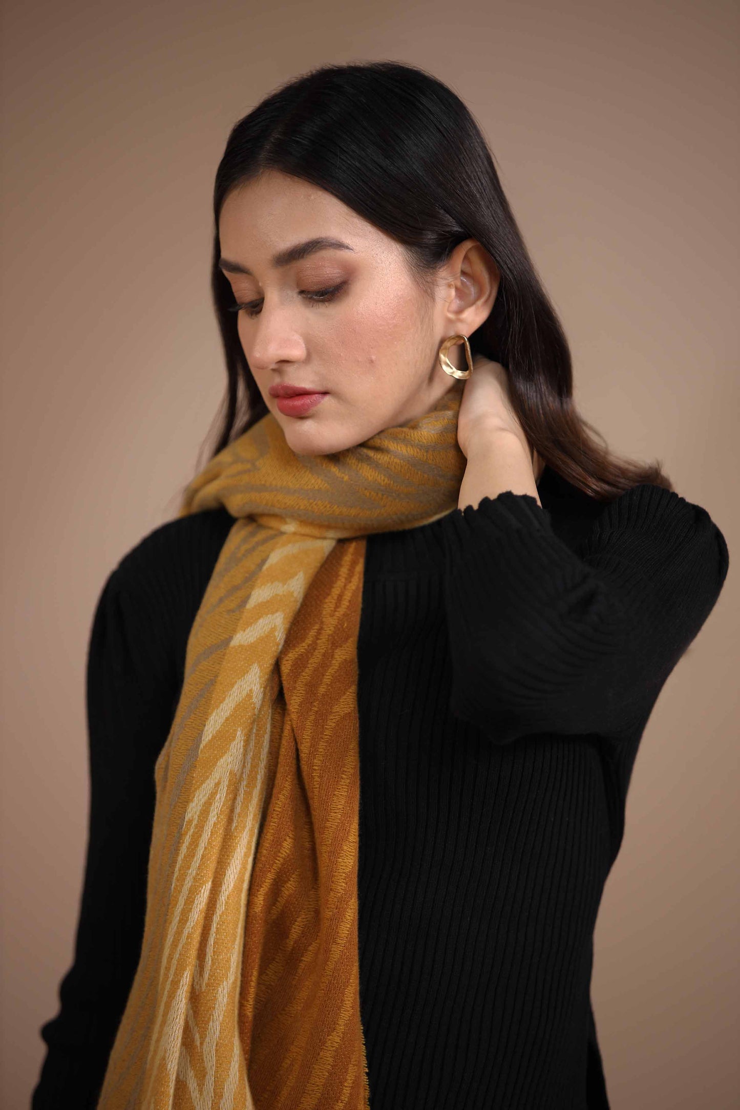 Nishat Linen - Yellow Shawl-434932102