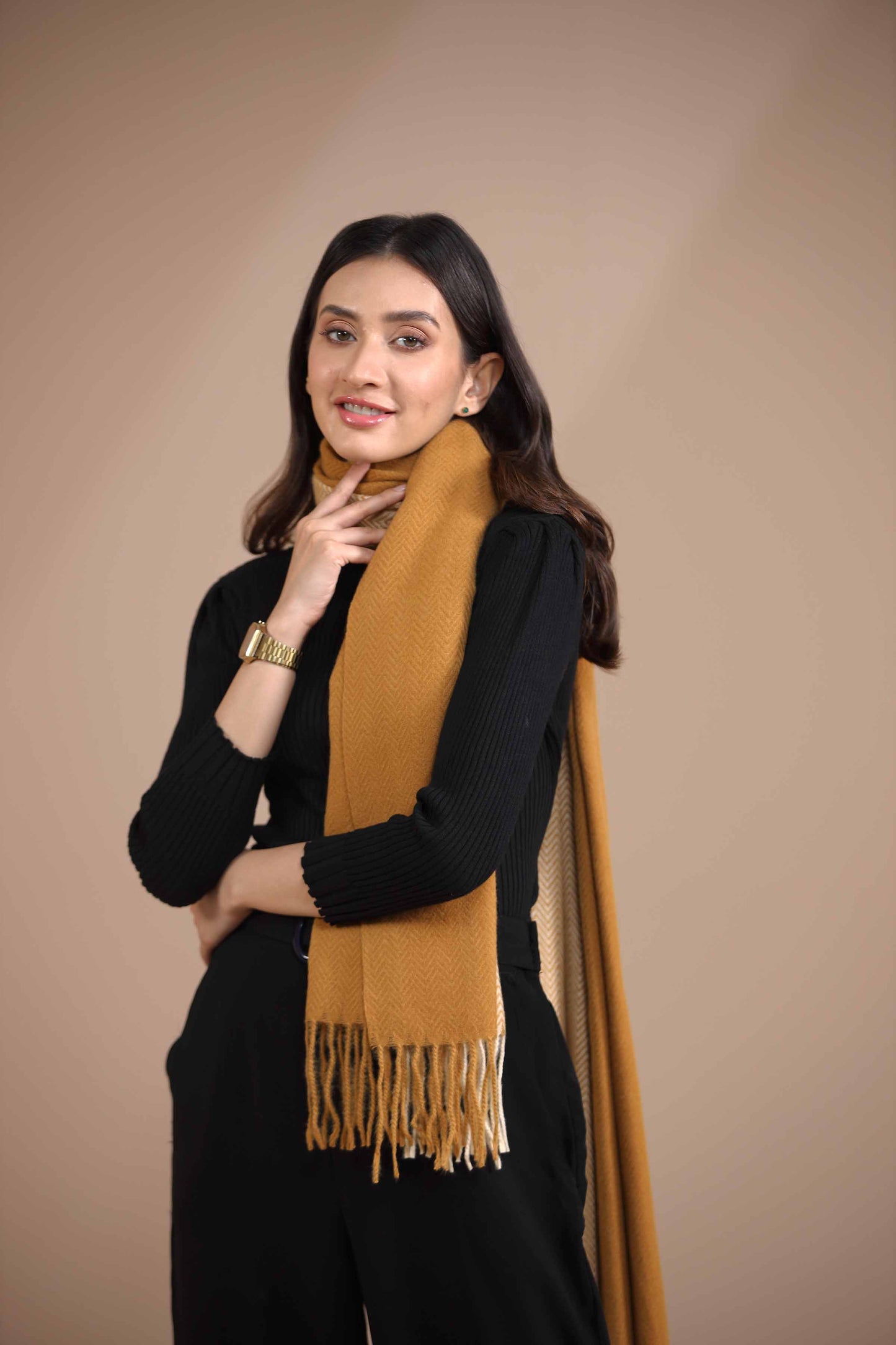 Nishat Linen - Yellow Shawl-435022102