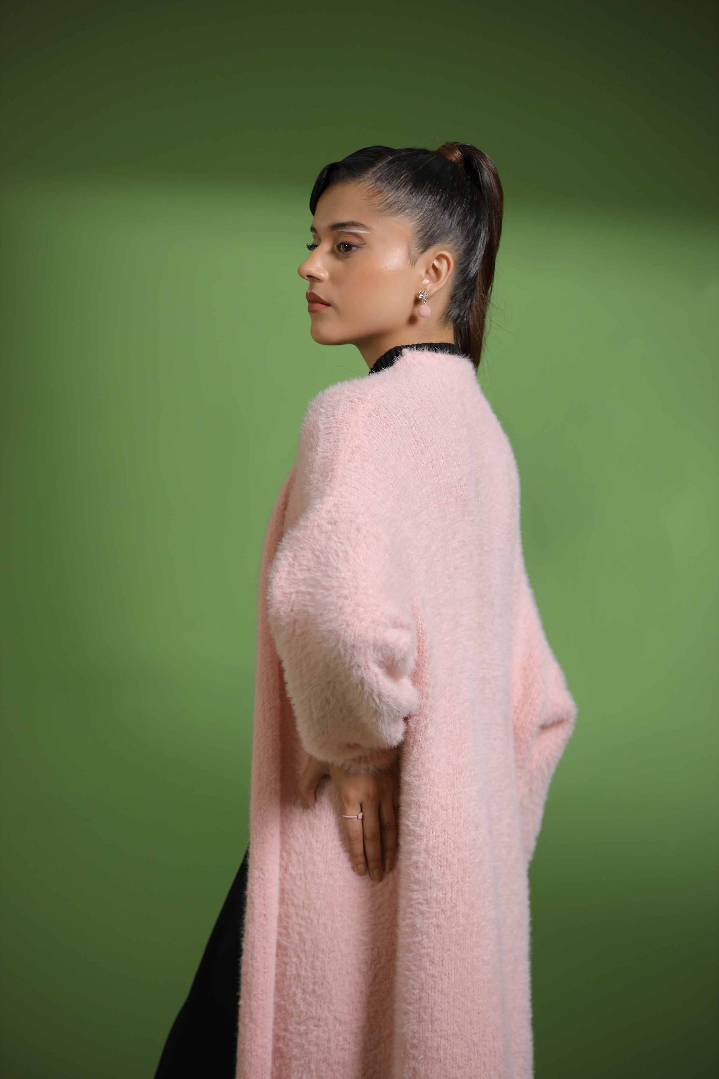 Nishat Linen - Pink Long Sweater