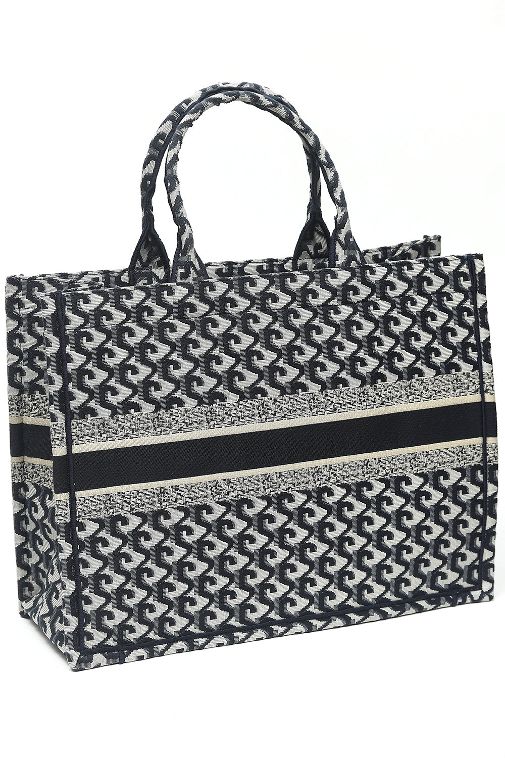 Nishat Linen - Navy Hand Bag-556992121-S22