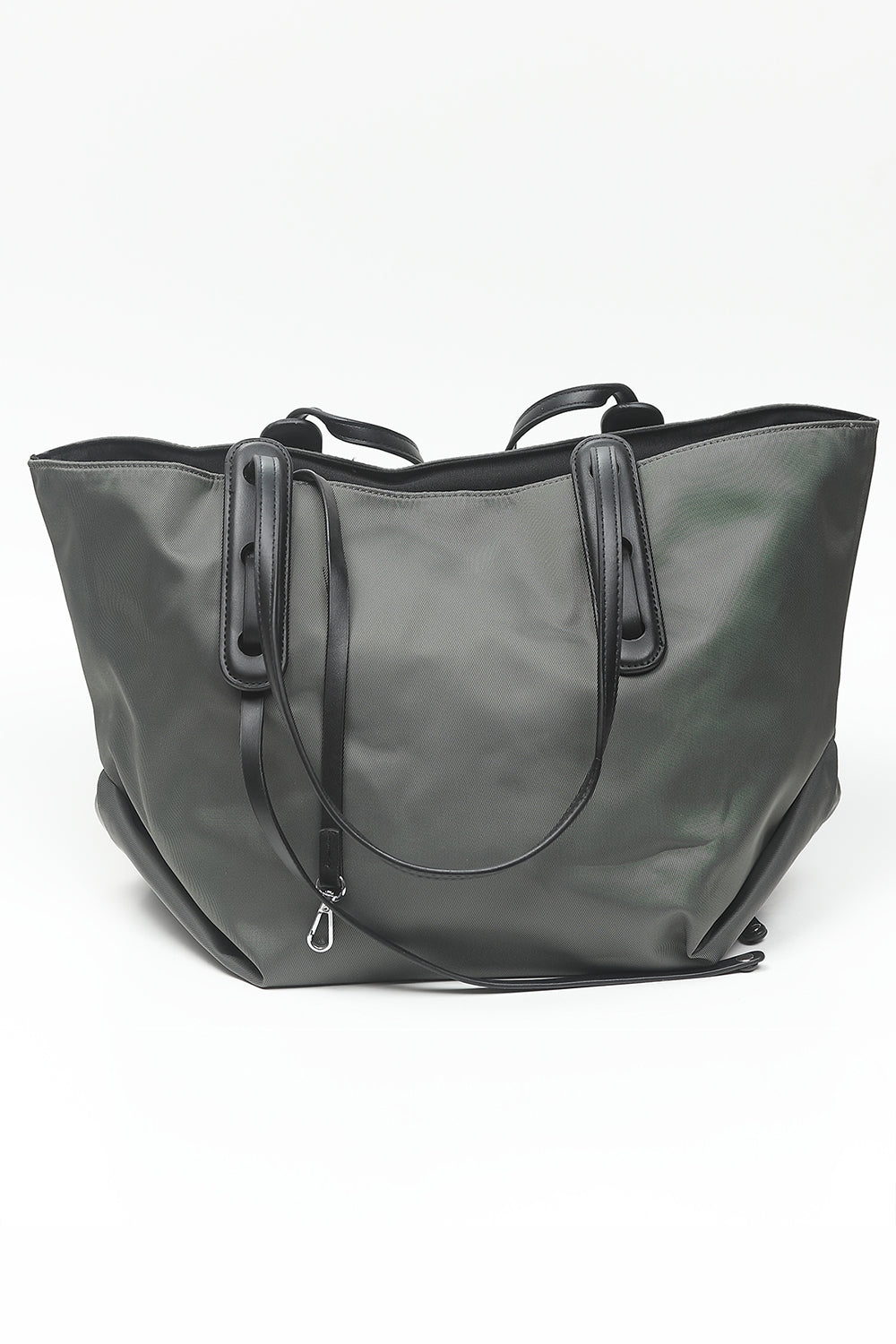 Nishat Linen - Grey Green Hand Bag-557042111-S22