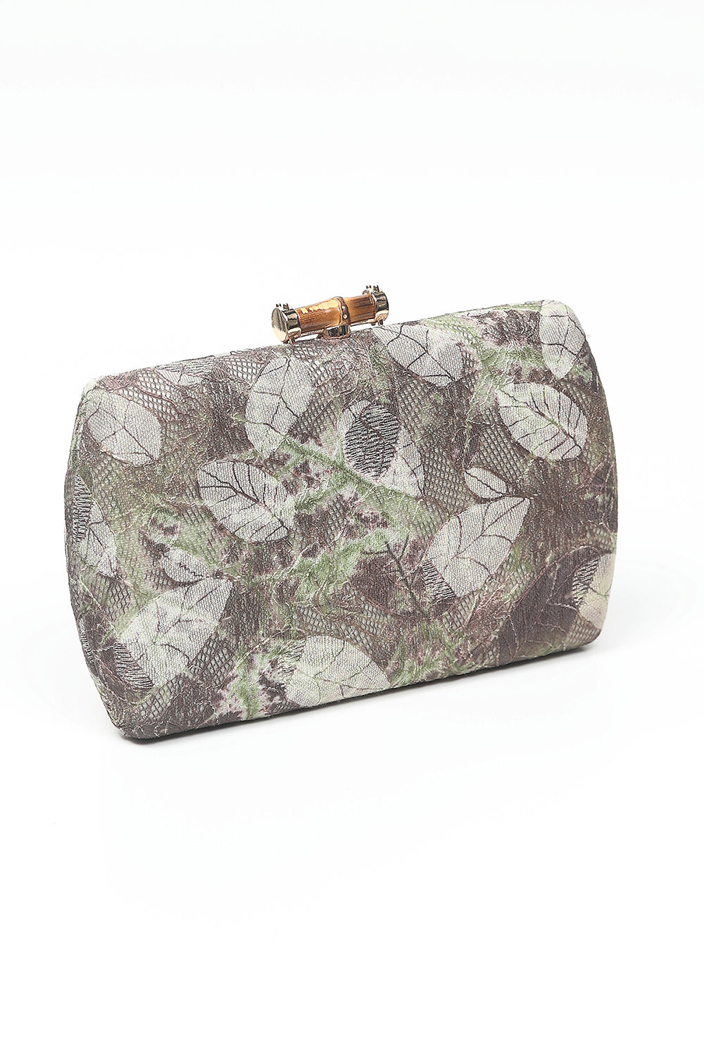 Nishat Linen - Coffee Clutch-557372117-S22