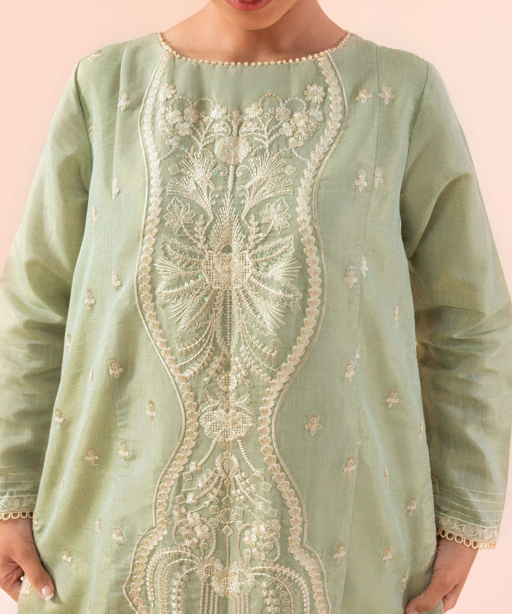 Sapphire - 2 Piece - Embroidered Masoori Suit